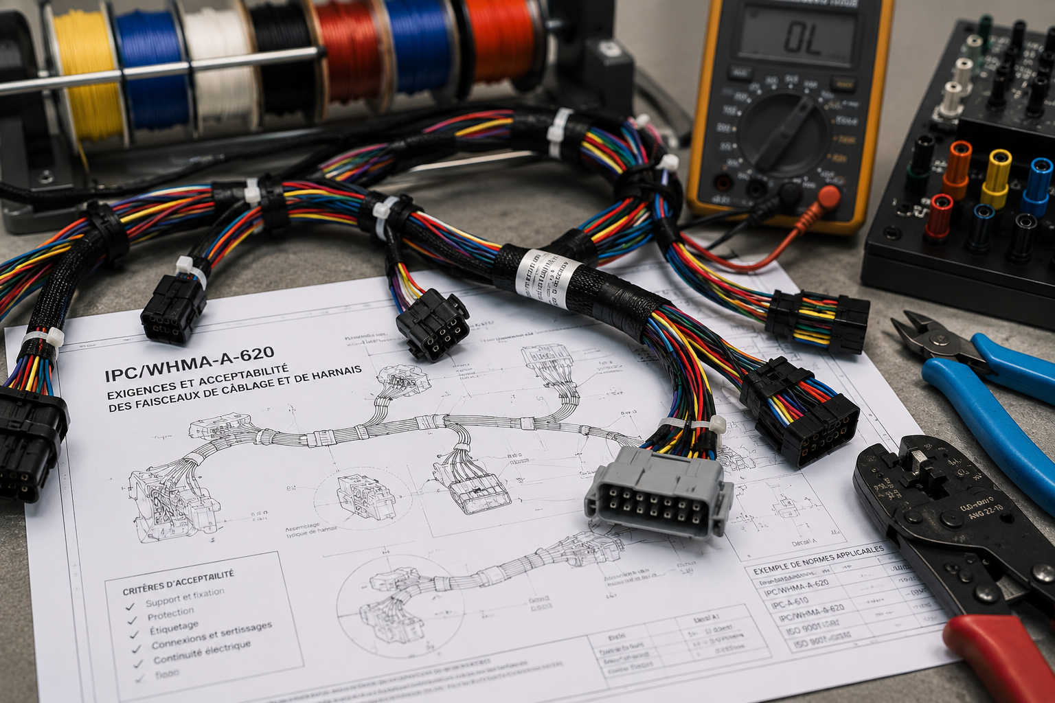 Formation IPC WHMA A-620 câblage et harnais